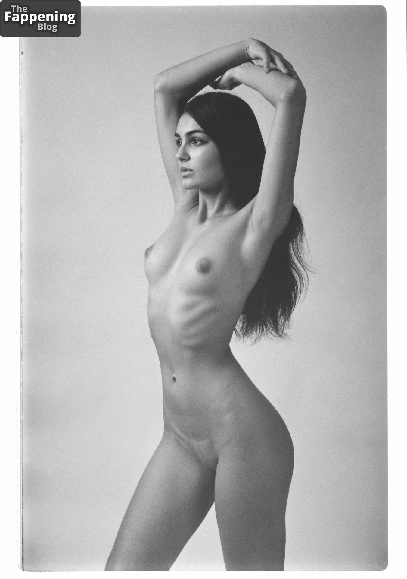 Katerina Bila nude black and white 004